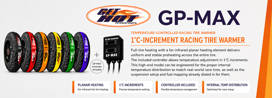 GET HOT GP-MAX digital temperature-control tire warmers